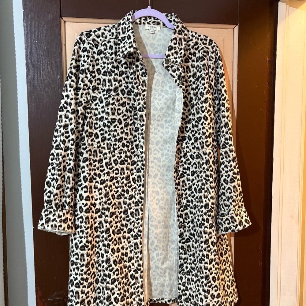 Umgee Leopard Print Jacket